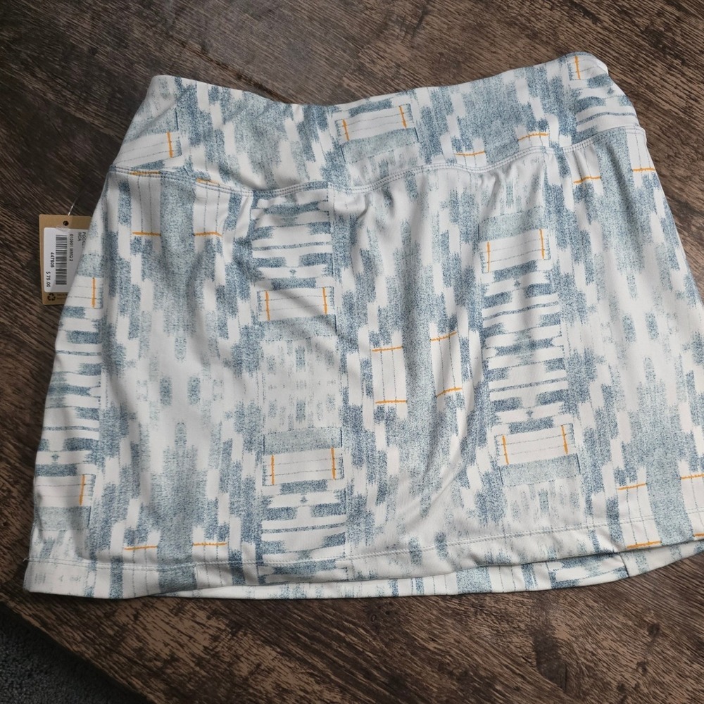 TITLE NINE Pocket Dream Skort‎ Women M Blue Inca NWT Athletic Golf Tennis 610901